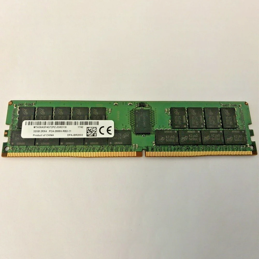 1 Бр. MTA36ASF4G72PZ-2G6D1SI 32 GB оперативна памет 32G 2RX4 За MT DDR4 PC4-2666V 2666 Memory