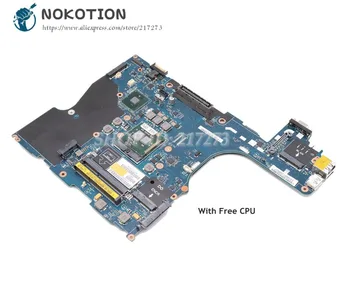 NOKOTION За Dell Latitude E6510 дънна Платка на лаптоп CN-0NCKGK 0NCKGK CN-0WJ1RV NAL20 LA-5571P QM57 DDR3 Безплатен процесор