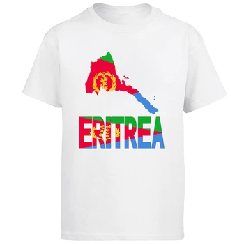 Эритрейский флаг, карта Eritreans, Африка, унисекс тениски с графичен дизайн, градинска дрехи с къс ръкав, лятна мъжко облекло, Тениски за жени