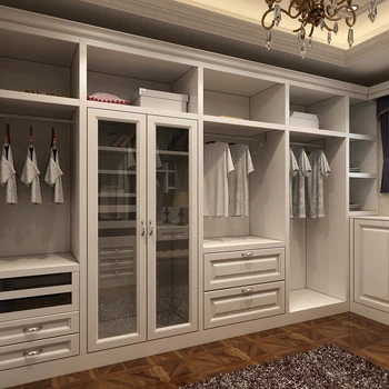Индивидуален комбиниран шкаф за дрехи цялата къща индивидуална разтегателна вратата модерна проста лека луксозно облекло шляпная стая мебелен шкаф