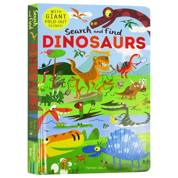 Търсене на динозаври, Детски книжки за деца 3 4 5 6 години, Английски книжки с картинки, 9781848576094