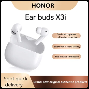 Слушалки Honor X3i True Wireless с шумопотискане при повикване в режим на сверхдлинного очаквания, втулки Оригинални автентични