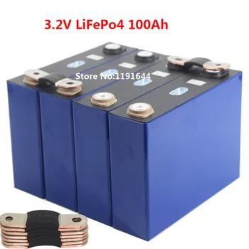 4 Бр./лот, 3.2 В, LiFePO4 100Ah, клетки за съхранение на енергия, EV, голф-кар, прилагането, акумулаторна батерия 12 v, 100Ah,