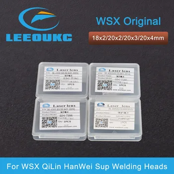 Оригиналната Капачка Лазер WSX се Плъзга По Защитен спуска прозорците 18x2/20x2/20x3/20x4 мм за Ръчно Лазерна Глава WSX QiLin HanWei Sup