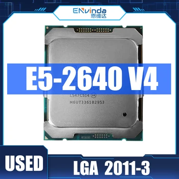 Използван процесор Intel Xeon E5 2640V4 2.40 Ghz 10-ядрени 25 MB SmartCache E5-2640 V4 FCLGA2011-3 90 W Xeon V4 Поддържа дънната платка X99