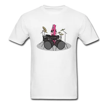 Тениска с джаз Басовым Музикален шоу, Мъжка риза в стил Хип-Хоп Daft Punk, Оверсайз, Руска Размер, Бял, Сив, Мъжки Висококачествен Костюм От Чист Памук