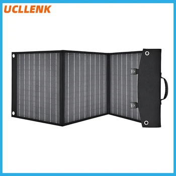 18V100W на Слънчеви панели, Слънчеви батерии, Джобно Складное Водонепроницаемое зарядно устройство за слънчеви панели, външна мобилна батерия за кола/лодка/ къщи