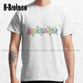 Класическа тениска Heartstopper Rainbow, охлаждащи ризи Heartstopper за мъже Xs-5Xl, дишащ памук, удобни, най-добрите спортни костюми за момичета