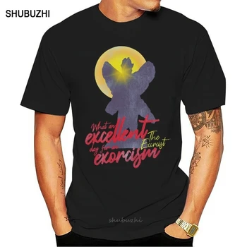 Тениска за възрастни The Exorcist Pazuzu, Нова Забавна тениска, мъжки памучен тениска, лятна брандираната тениска, размер евро