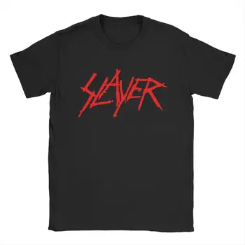 Мъжка тениска с логото на Slayers, новост, Тениски от 100% памук, тениски с къс ръкав, блузи с кръгло деколте, плюс Размер