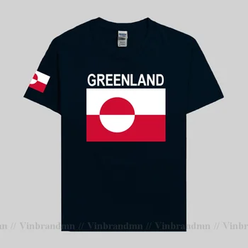 Гренландия Greenlandic GRL мъжка тениска Джърси хип-хоп нация памучен фитнес тениска на марката флаг на страната облекло тениски лятото на нов 02