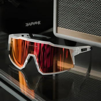 UV400 Открит Бягане, Езда Риболов Очила МТВ Велосипед очила Пътен под наем Калъф Дамски, Мъжки вело очила Слънчеви очила