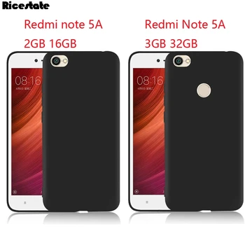 За Xiaomi Redmi Note 5A (2 GB 16 GB) Redmi Note 5A Pro (3 GB 32 GB) Matte делото мек Силиконов калъф Redmi Y1 Y1 Lite case