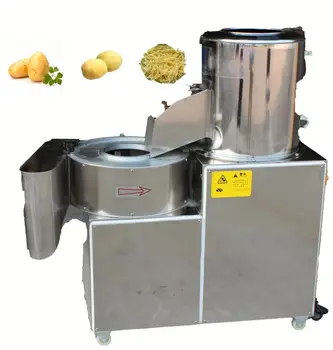 индустриална висококачествена машина за почистване на моркови, сладки картофи, машина за измиване на картофи, почистване от кожата, нарязване на резени