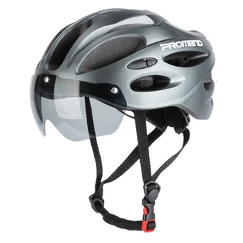 PROMEND 1 комплект колоездене шлем Планински офроуд мотор с вграден магнитен устройството каска на предното стъкло га-сив цвят