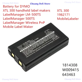 Cameron Sino 1814308 W009415 643463 Батерия за преносим принтер DYMO XTL 300 1982171 MobileLabeler LabelManager LM-500TS