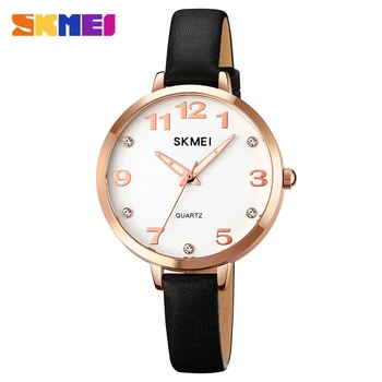 SKMIE 2023 Нови часовници, модни ежедневни аналогов кварцов часовник за жени, са най-добрата марка за луксозни водоустойчиви часовници, дамски