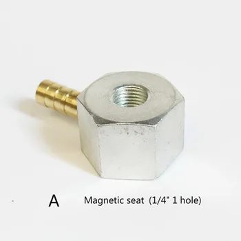 1 бр., магнитна тръба на охлаждащата течност, използвана за охлаждане на струг, който обработва химически обзавеждане, охлаждаща течност, магнитно основа, пластмасов поддържащо седалка