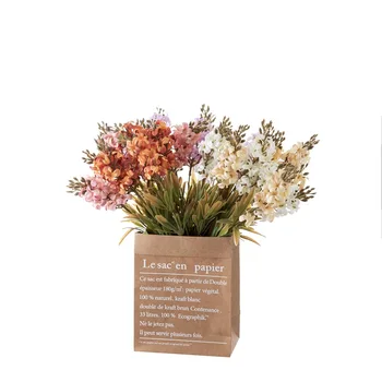 изкуствени пятиглавые изкуствени цветя зюмбюл INS стил имитация на цветя производител украса за дома сватбени растения