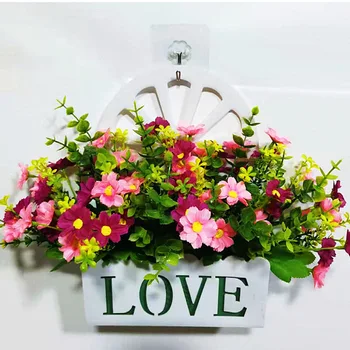 7 Вилици от 28 цвята, изкуствен букет, копринени Малка дива хризантема, изкуствени цветя, централните елементи на декора за сватбата, Домашен декор