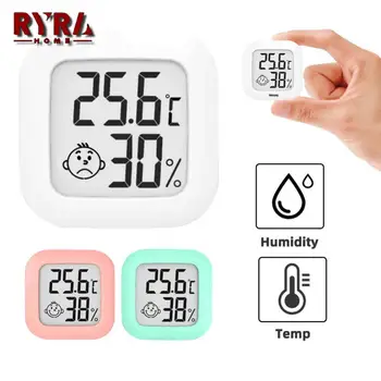 Влага Мини-актуализиране на Термогигрометр цифров LCD дигитален температурен Термометър, Влагомер на закрито