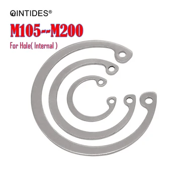 QINTIDES M105 - M200 Стопорные пръстени за дупки Стопорное пръстен за носещи стопорное пръстен за дупки 65 м/зажимное пръстен от неръждаема стомана 304