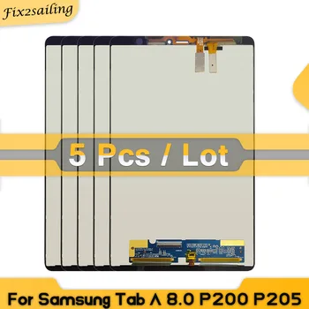Тестван LCD дисплей За Samsung Tab A 8,0 2019 SM-P200 SM-P205 P200 P205 LCD Монитор, Сензорен Екран Дигитайзер в събирането на