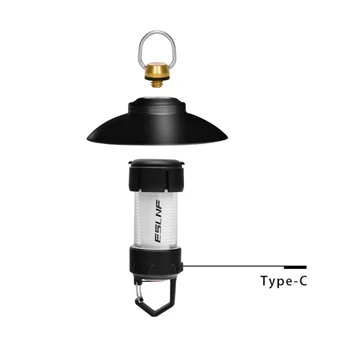 1200 ма led лампа за къмпинг IPX4 водоустойчив външен окачен фенер за къмпинг, с лампа с магнитна основа