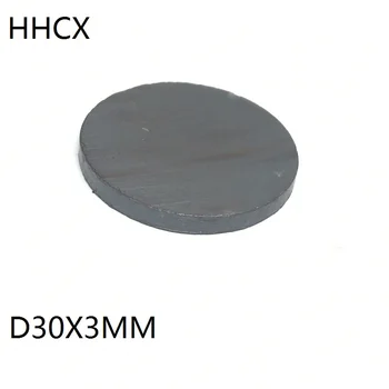 10 20 50 бр./лот Y30 дисков Феритни магнит 30*3 мм Постоянен магнит 30 mm x 3 mm Черен Кръг Говорител 30x3 мм