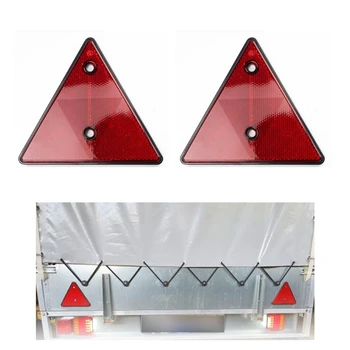 Задни отразяващи триъгълни ревертер полуремарке, триъгълни предупредителен знак, рефлектор