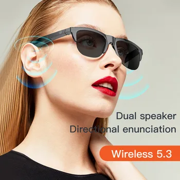Слънчеви Очила Smart Bluetooth технологията на костна проводимост за отдих