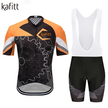 Мъжки костюм за колоезденето Kafitt от две части, костюм пътна екипа на открито, комплект шорти с индивидуален пагон