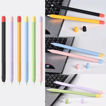 Калъф за Apple Pencil 2, защитен калъф, мек силикон таблет-молив, преносим сензорен стилус, калъф за Apple Молив 2nd