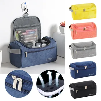 Нова чанта за пране за мъже, бизнес преносима чанта за съхранение, органайзер за тоалетни принадлежности, дамски пътна косметичка, окачени водоустойчива чанта
