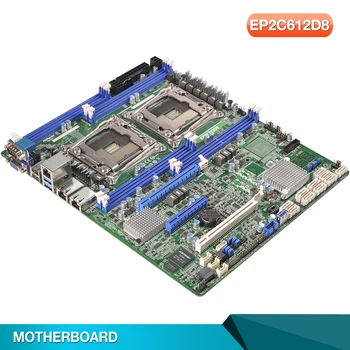 Сървърна дънна Платка за EP2C612D8 За ASROCK DDR4 ATX С Подкрепата на R3 E5-2600/4600 V3 Напълно изпитано Добро Качество