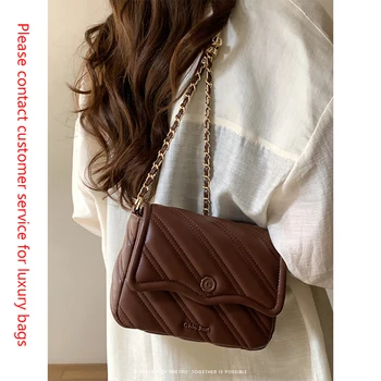 Луксозна марка модна дизайнерска дамска чанта, нова лятна висококачествена чанта през рамо, качествена кожена дамска чанта