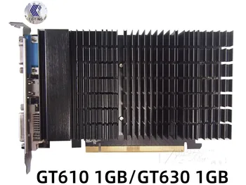 Видео карта Manli GeForce GT 610 1gb GT 630 1 GB 64-Битова GDDR3 графична карта GPU Карта NVIDIA Original GT610 1GD3 VGA Dvi PCI-E