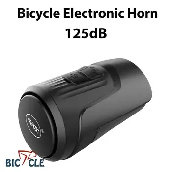 TWOOC 125 db велосипеден електронен звънец противоугонный рог USB акумулаторна батерия Подходяща за планински шосейни велосипеди, детски скутери