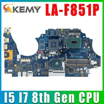 L25090-601 За HP Zbook 15V G5 дънна Платка на лаптоп DPF52 LA-F851P I5-8300H I7-8750H Процесор DDR4 N18M-Q3-A1 100% тествана