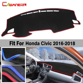 Интериорът на автомобила, избегающий осветление, подложка за арматурното табло, мокет, кутията на масата за арматурното табло, устойчива на плъзгане, за Honda Civic 10th 2016 2017 2018
