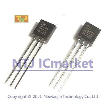 1000 бр. 2N2222 TO-92 0.8 A 40 В NPN транзистор переключающий