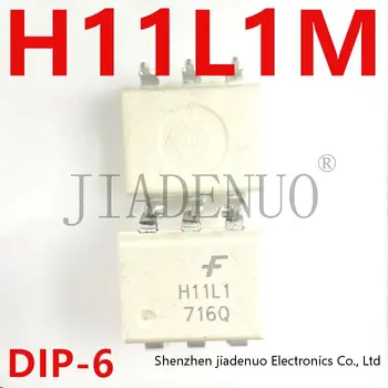 (5-10 бр) 100% чисто нов линеен plug-in H11L1M H11L1 DIP-6 за оптрона Schmitt trigger, чипсет