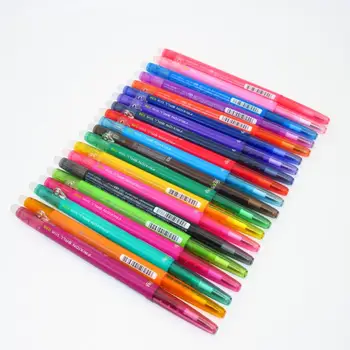 20 цвята химикалки Pilot FRIXION LFBS-18UF с цветна с мастило, тънка стираемая гел писалка 0,38 мм, Япония