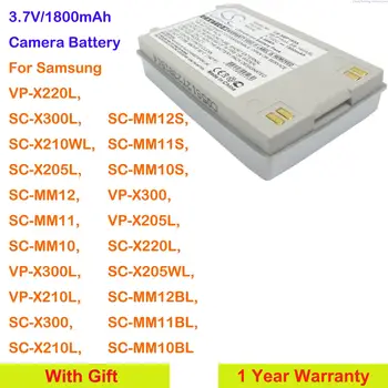 Батерия за фотоапарат Cameron Sino SB-P180A за Samsung VP-X220L, X300, X300L, X210WL, X205L, MM12, MM11, MM10, X210L, MM12S, MM11S, MM10S, X205WL