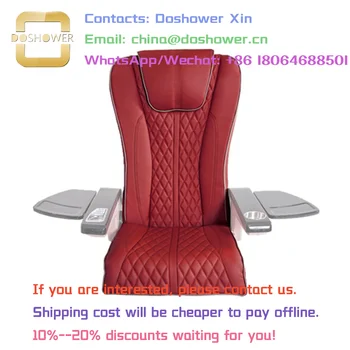 Комплект мека мебел от естествена кожа, с възглавница за главата от производителя Red Leather Spa Chair Pad Set