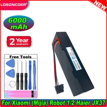 6000 mah STYTJ02YM Батерия За Haier JX37 За Xiaomi Mijia Sweeping Mopping Robot 1/2 Робот-Прахосмукачка акумулаторна Литиево-йонна Батерия