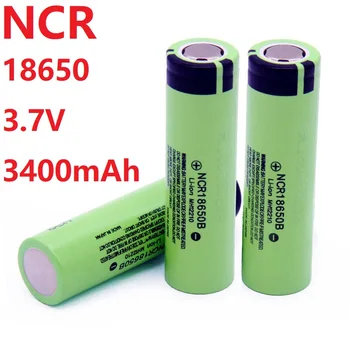 Литиево-йонна Акумулаторна батерия NCR 18650B 3,7 НА 3400 mah Зарядно устройство на Едро и в търговията на дребно е Широко Разпространени 18650 34Б LED, LED Фенерче