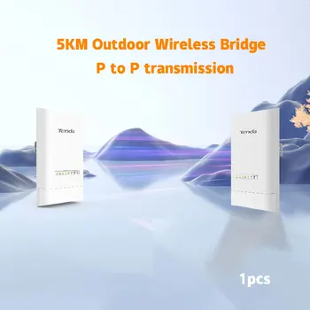 Tenda OS3 5 км 5 Ghz 867 Mbps Открит CPE Безжичен 5G WiFi Ретранслатор Удължител Рутер, Точка за Достъп AP Wi-Fi Мост p-p
