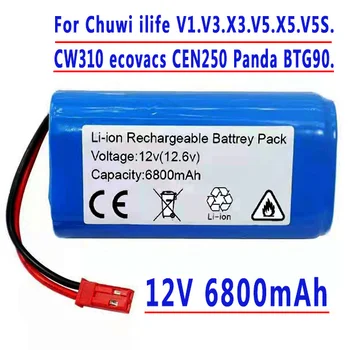 100% чисто Нова литиево-йонна батерия с капацитет от 11,1 6800 ма 12 за Chuwi ilife V1 V3 X3 V3 V5 X5 V5S CW310 ecovacs CEN250 Panda BTG90