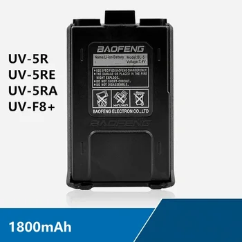 Оригинален Baofeng UV-5R 1800 ма 7,4 В Li-on Батерии UV5R Радио UV 5R Преносима Радиостанция Батерия BL-5 Аксесоари За Батерии